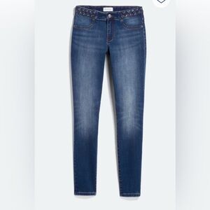 LILA RYAN Women's Skinny Jeans - Dark Blue
